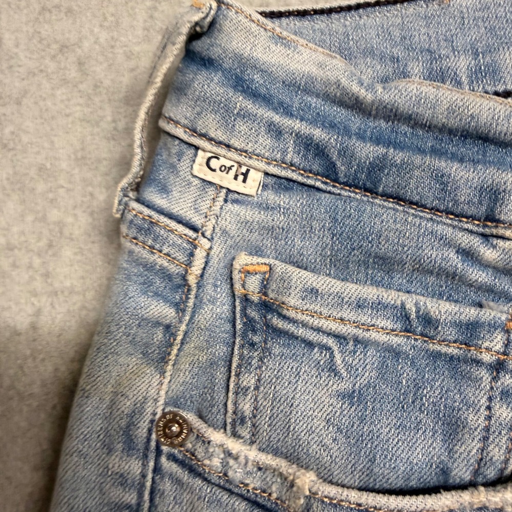 Citizens of Humanity Ella High Rise Straight Leg Jeans‎ Light Wash 24 Distressed - Picture 5 of 11